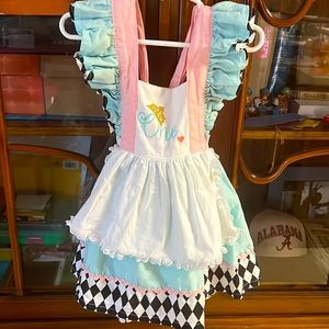 Alice in wonderland dress 18 months first birthday